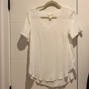 H&M dressy white T shirt